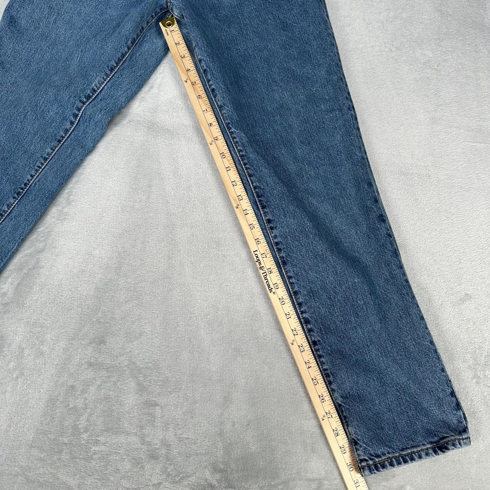 Levi's 550 Denim Jeans Women's Size 12 Mis L Relaxed Fit Tapered Leg High Rise - Picture 3 of 13